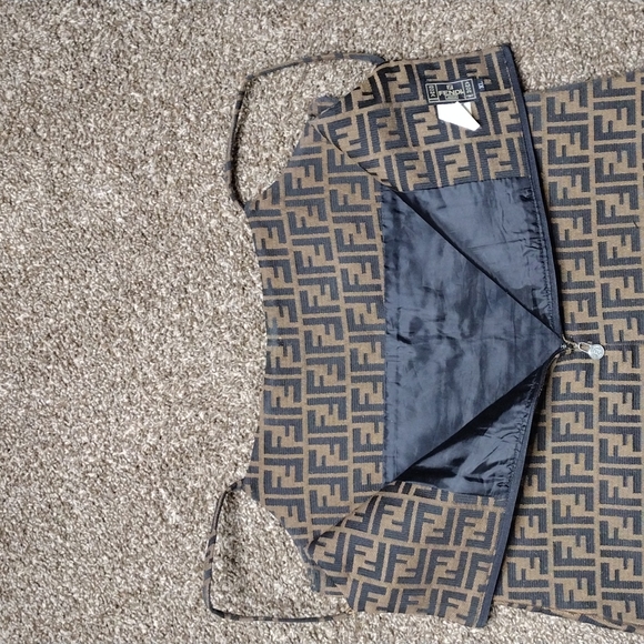 Vintage RARE 90s Fendi Jeans Monogram Dress - Picture 9 of 16